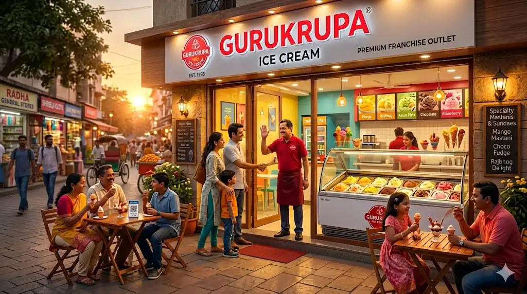 Gurukrupa Ice Cream Parlour Franchise in India